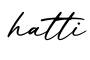 单词hatti书写