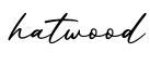 单词hatwood书写
