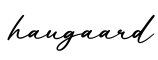 单词haugaard书写