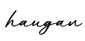 单词haugan书写