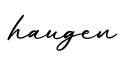 单词haugen书写
