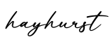 单词hayhurst书写
