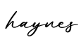 单词haynes书写