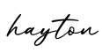 单词hayton书写