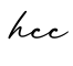 单词hcc书写