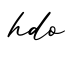 单词hdo书写