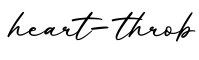 单词heart-throb书写