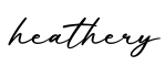 单词heathery书写