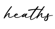 单词heaths书写