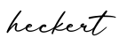 单词heckert书写