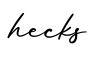 单词hecks书写