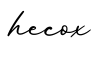 单词hecox书写