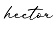 单词hector书写