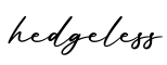 单词hedgeless书写