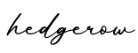 单词hedgerow书写