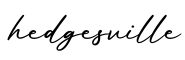 单词hedgesville书写