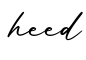 单词heed书写