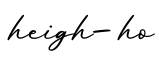 单词heigh-ho书写