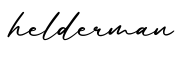 单词helderman书写