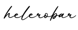单词helerobar书写