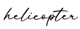 单词helicopter书写