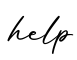 单词help书写