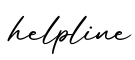 单词helpline书写