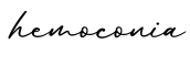 单词hemoconia书写