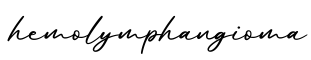 单词hemolymphangioma书写