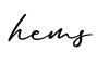 单词hems书写