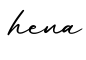 单词hena书写