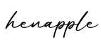 单词henapple书写