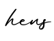 单词hens书写