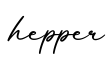 单词hepper书写