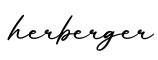 单词herberger书写
