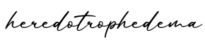 单词heredotrophedema书写