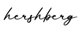 单词hershberg书写