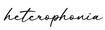 单词hetcrophonia书写