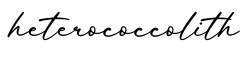 单词heterococcolith书写
