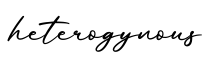 单词heterogynous书写