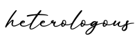 单词heterologous书写