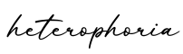 单词heterophoria书写