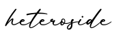 单词heteroside书写