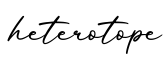 单词heterotope书写