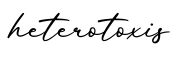 单词heterotoxis书写