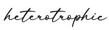 单词heterotrophic书写