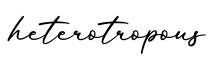单词heterotropous书写