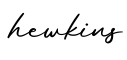 单词hewkins书写