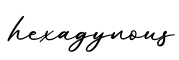 单词hexagynous书写