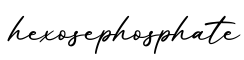 单词hexosephosphate书写